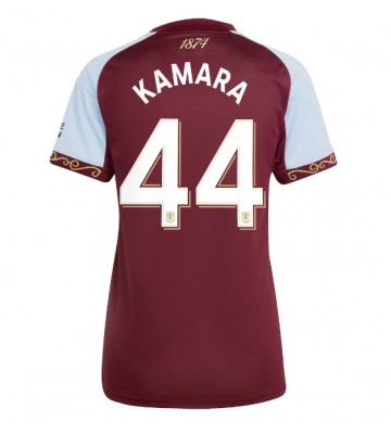 Aston Villa Boubacar Kamara #44 Hjemmebanetrøje Dame 2025-26 Kortærmet